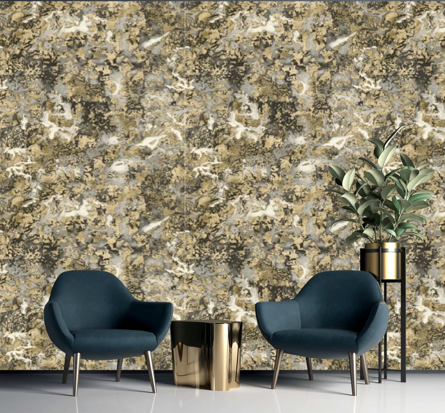 PATINA WALLPAPER: Pyrite (2 Roll Pack)