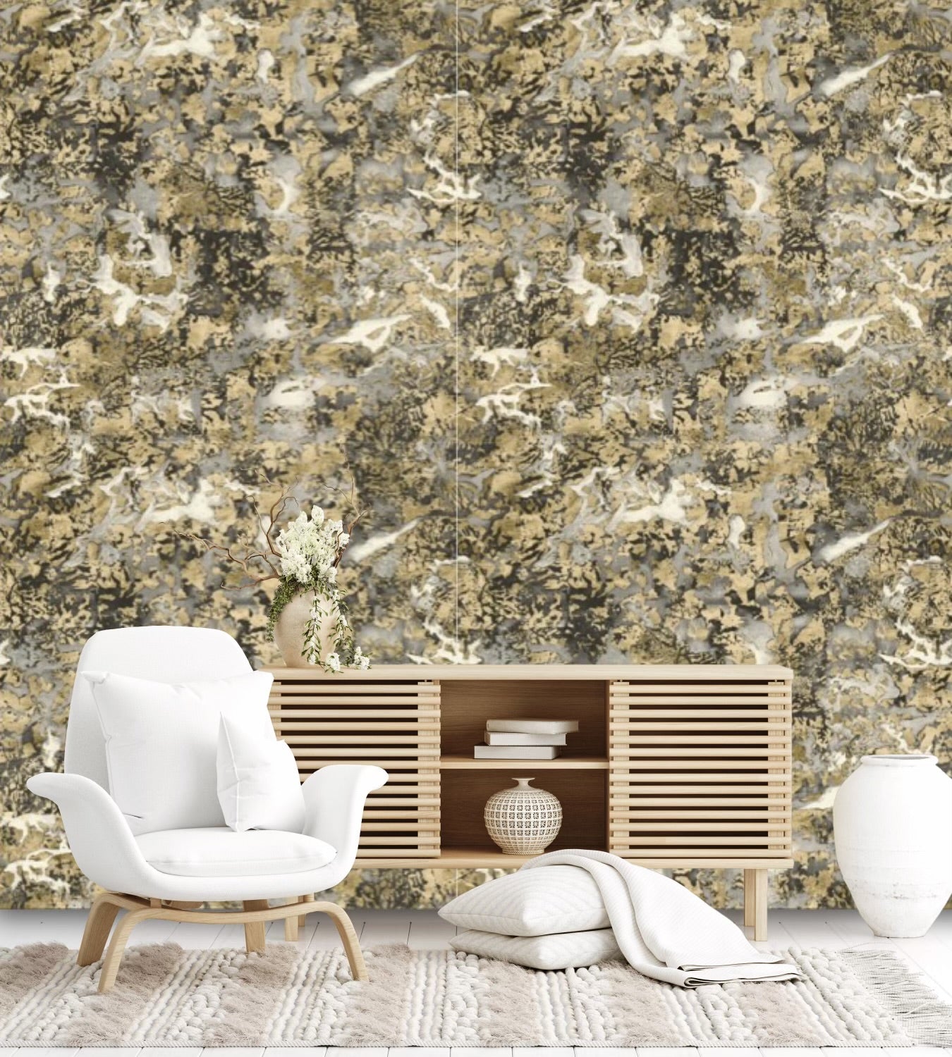 PATINA WALLPAPER: Pyrite (2 Roll Pack)