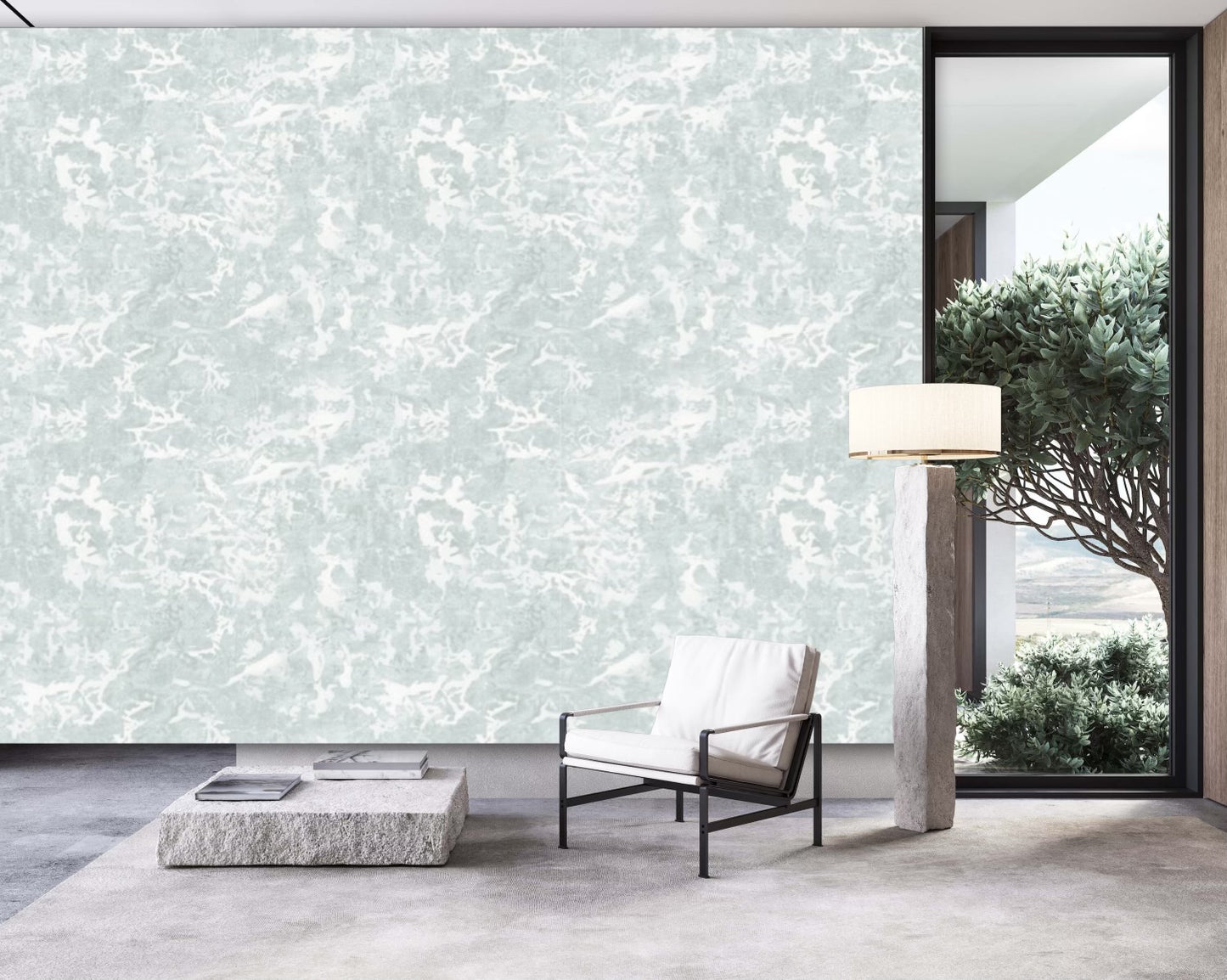 PATINA WALLPAPER: Duck Egg Blue (2 Roll Pack)