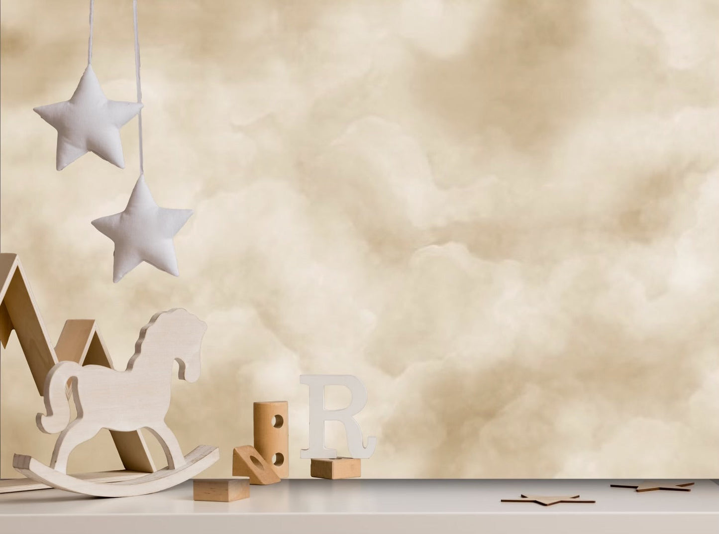 CLOUDS MURAL: Neutral