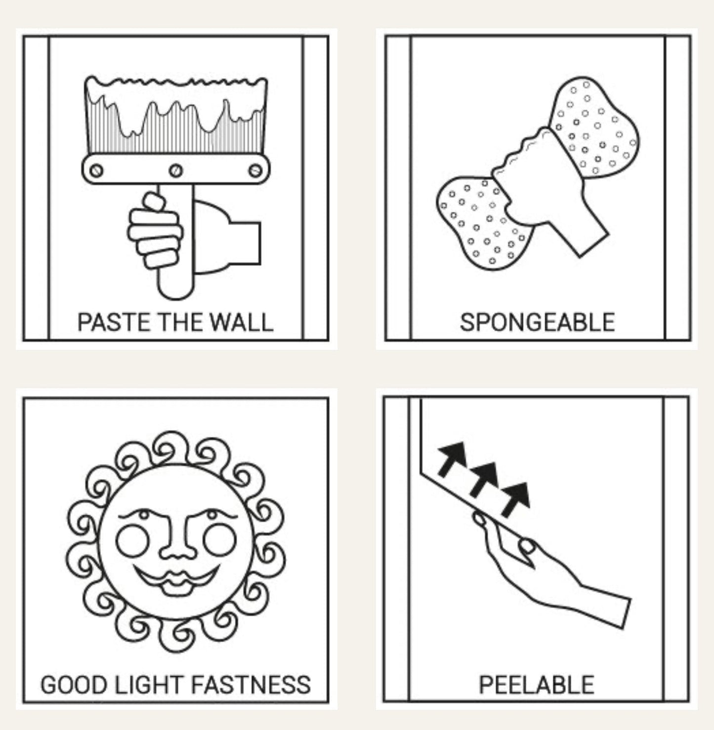 QUARTZ MURAL: Off White