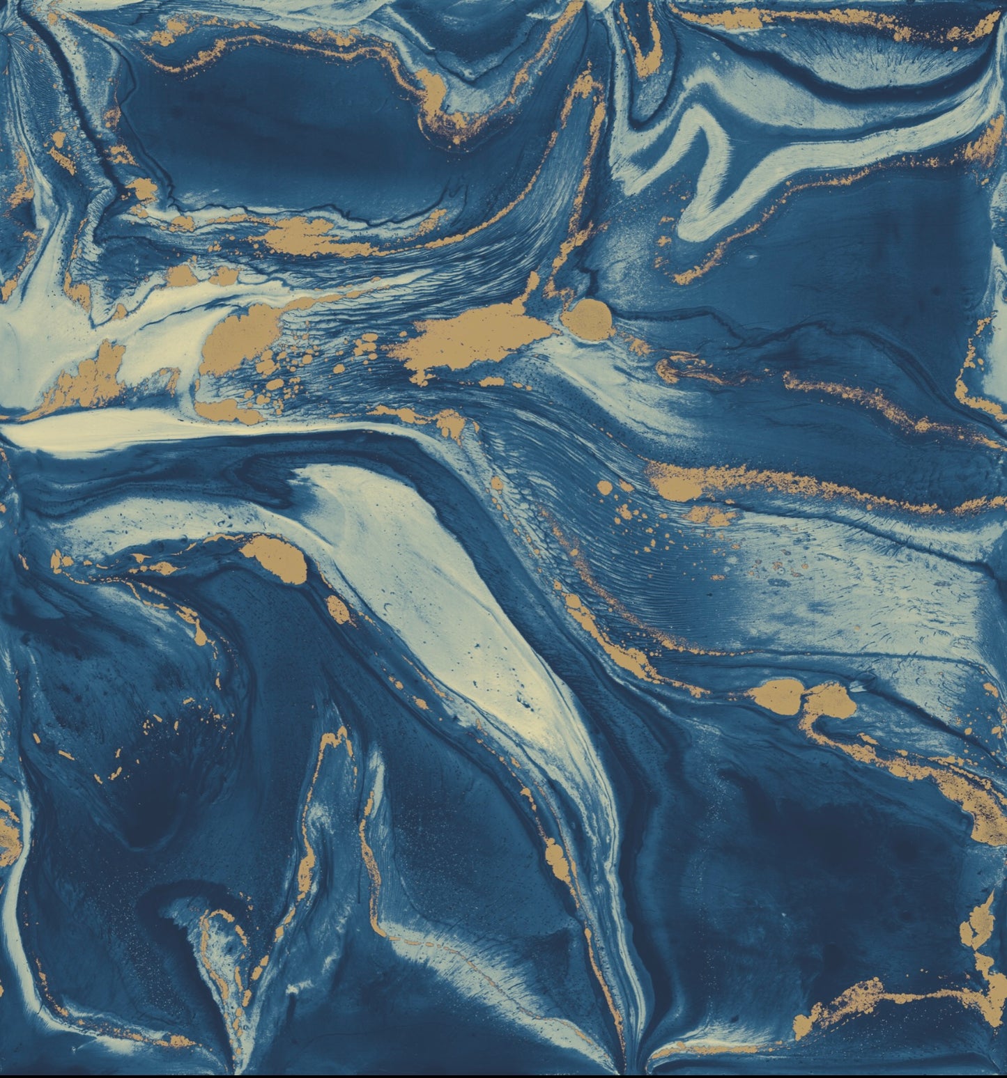 CALACATTA MURAL: Navy Blue