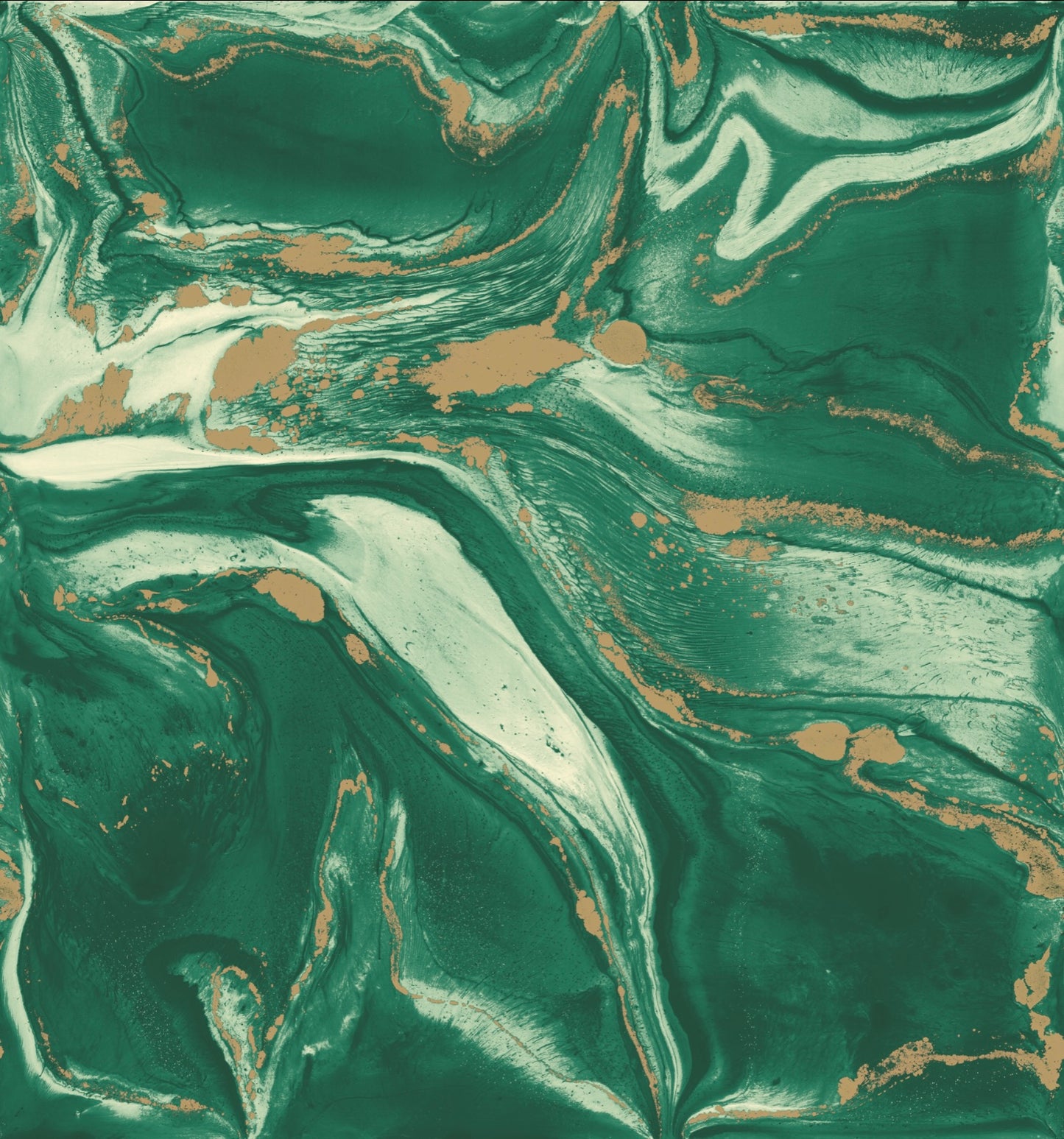 CALACATTA MURAL: Emerald Green