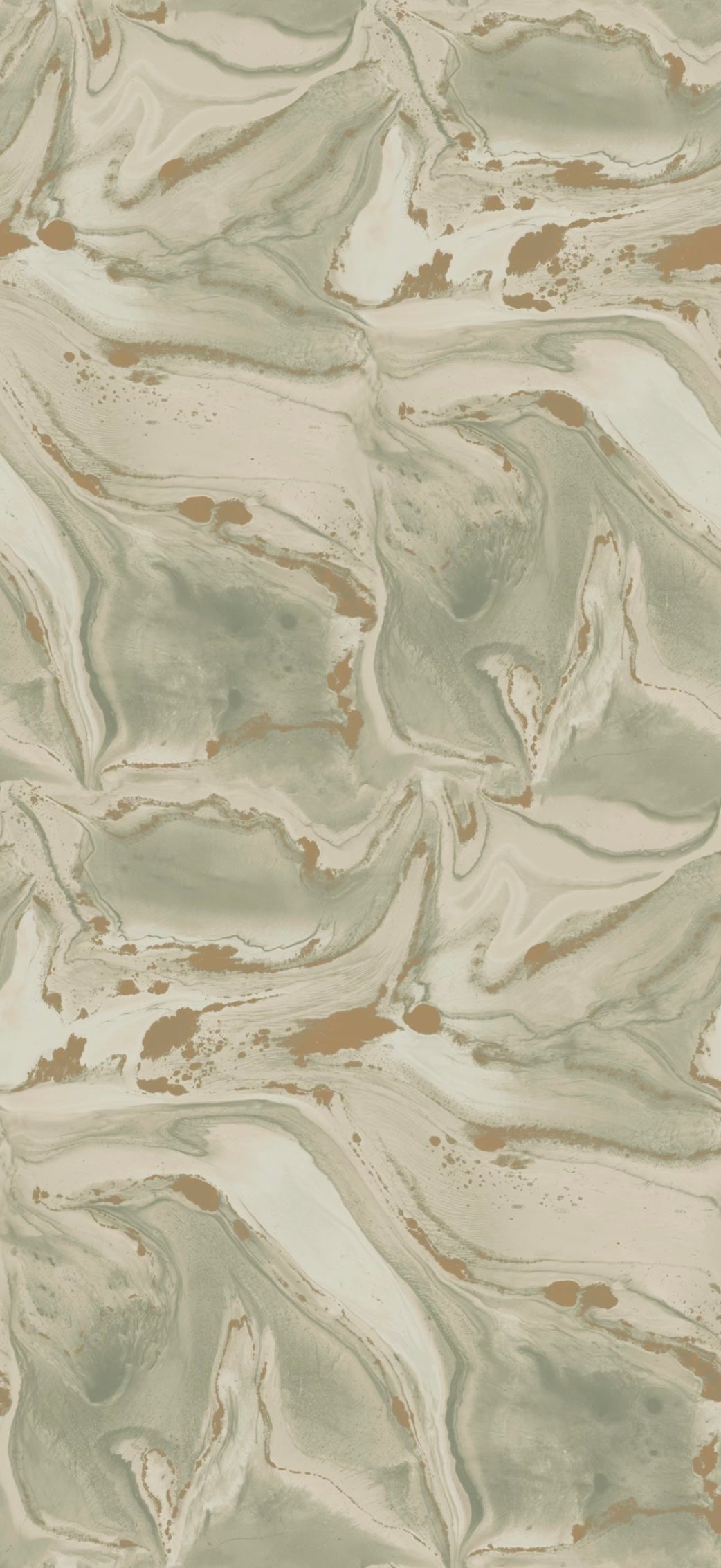 CALACATTA WALLPAPER: Sage White