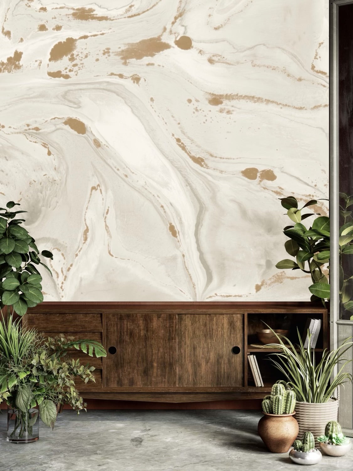CALACATTA MURAL: Ivory