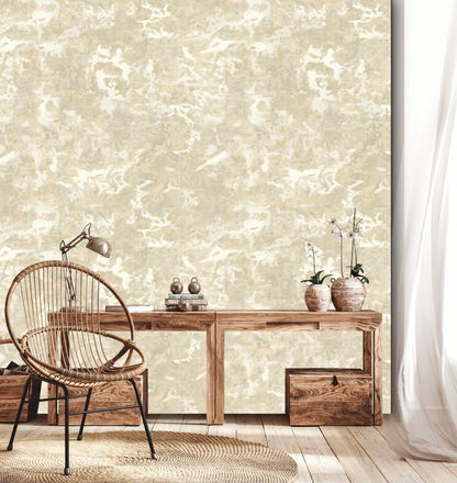 PATINA WALLPAPER: White Gold (2 Roll Pack)